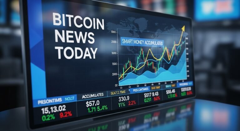 Bitcoin News Today as Smart Money Accumulates
