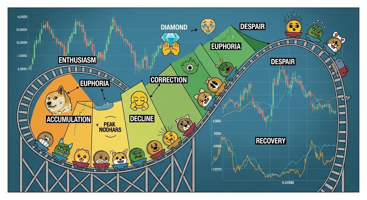 Meme coin market cycles