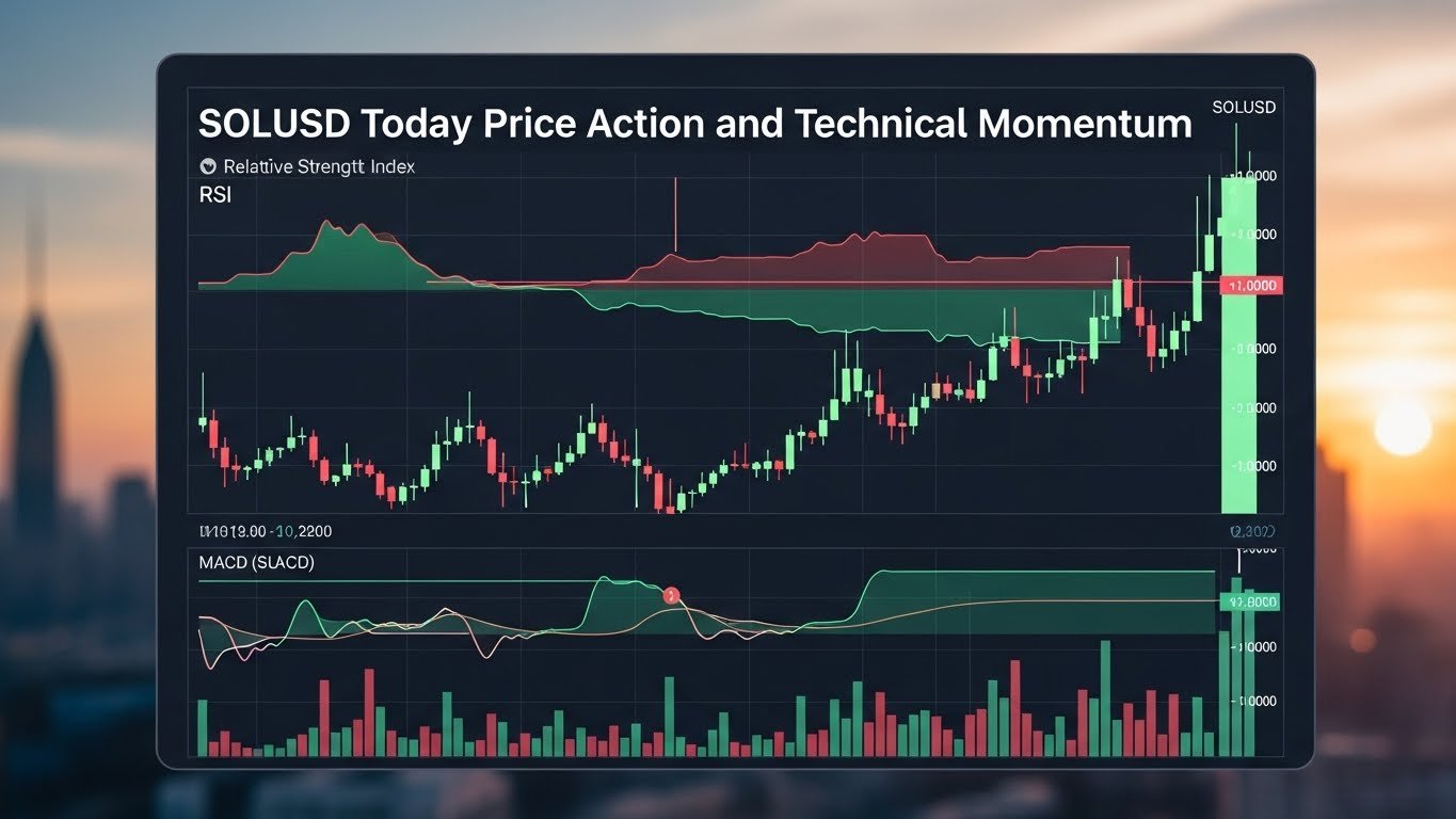 SOLUSD Today Price Action and Technical Momentum