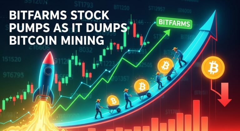 Bitfarms Stock Pumps as It Dumps Bitcoin Mining