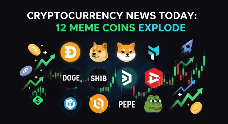 Cryptocurrency News Today 12 Meme Coins