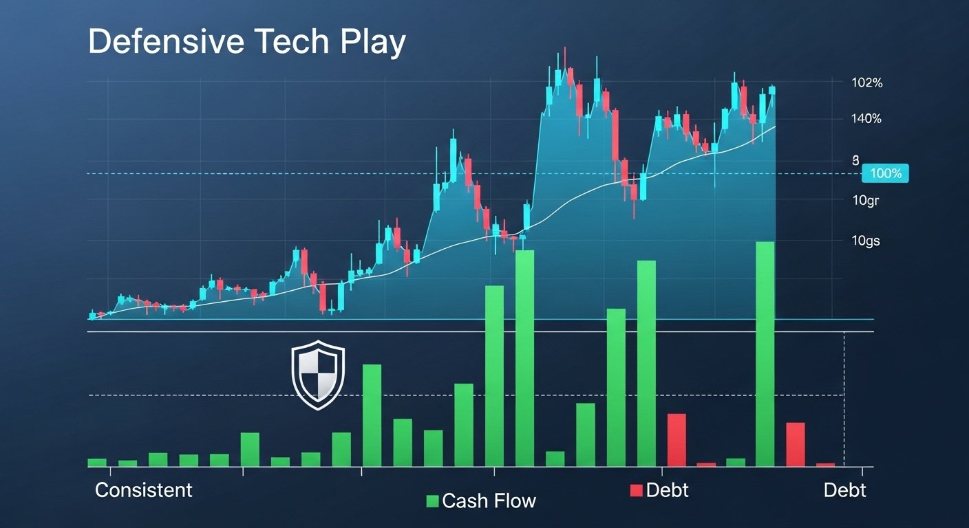 Defensive Tech Play with Strong Cash Flow