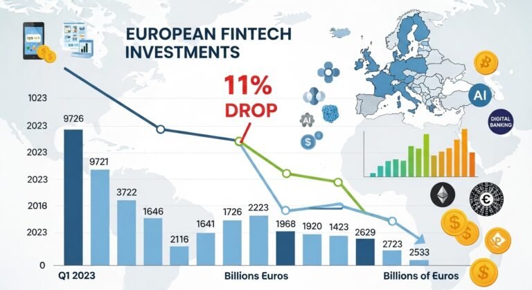 European FinTech Investments Drop 11% YoY in 2025 European FinTech Investments Drop 11%