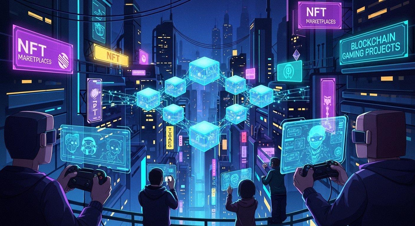 NFT marketplaces and blockchain gaming projects