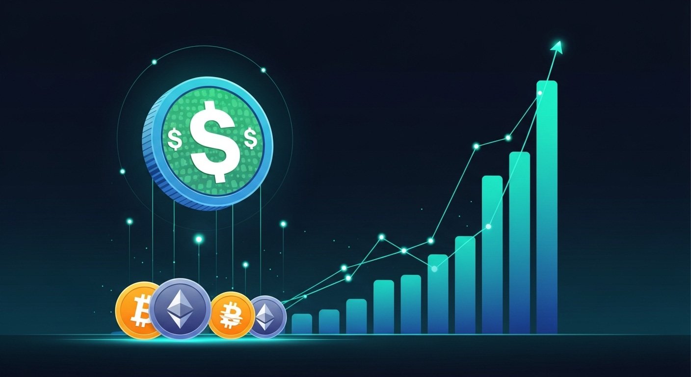 Rising stablecoin dominance