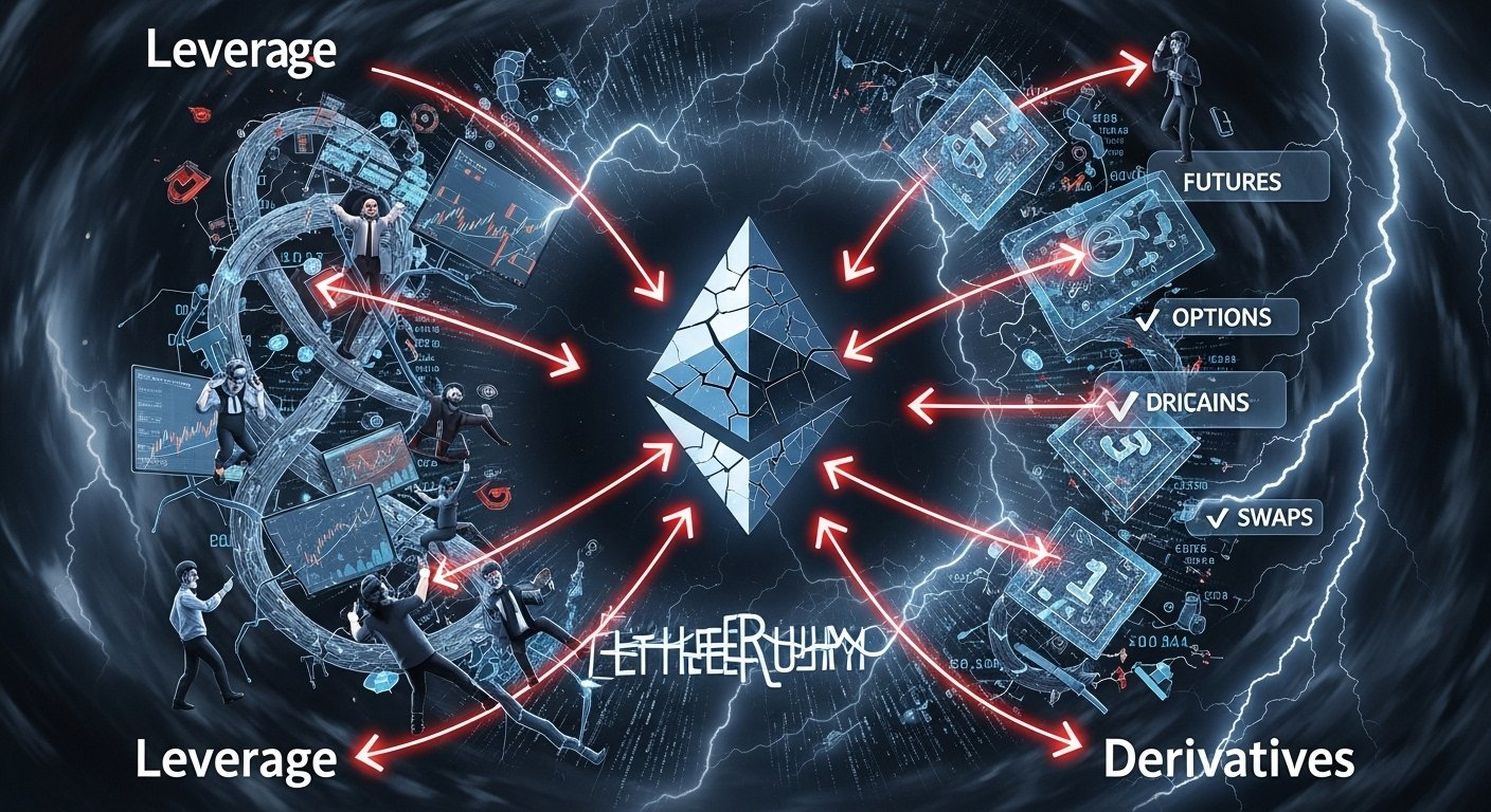 Role of Leverage and Derivatives in Ethereum’s Drop