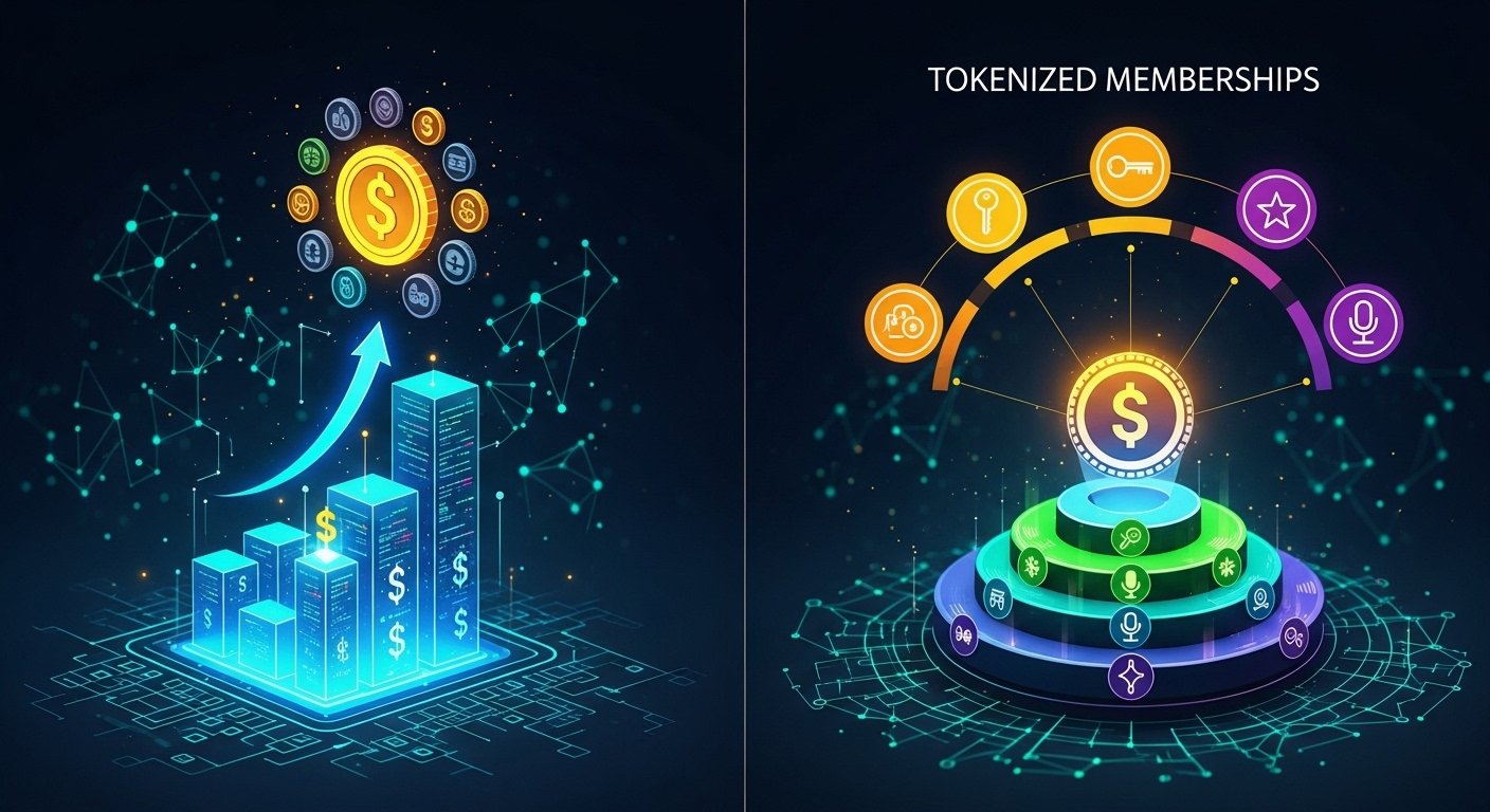 blockchain fundraising and tokenized memberships