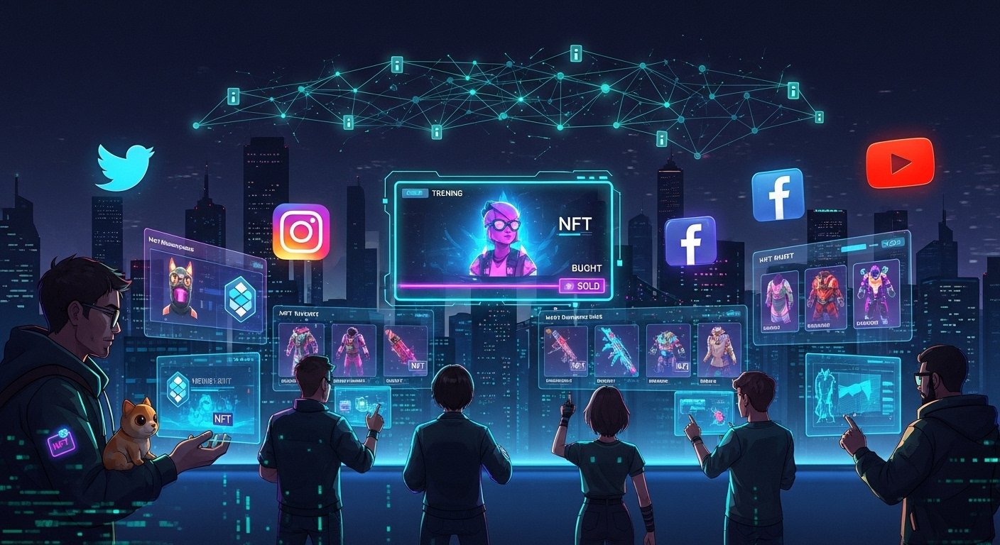 integration of NFTs with gaming and social platforms