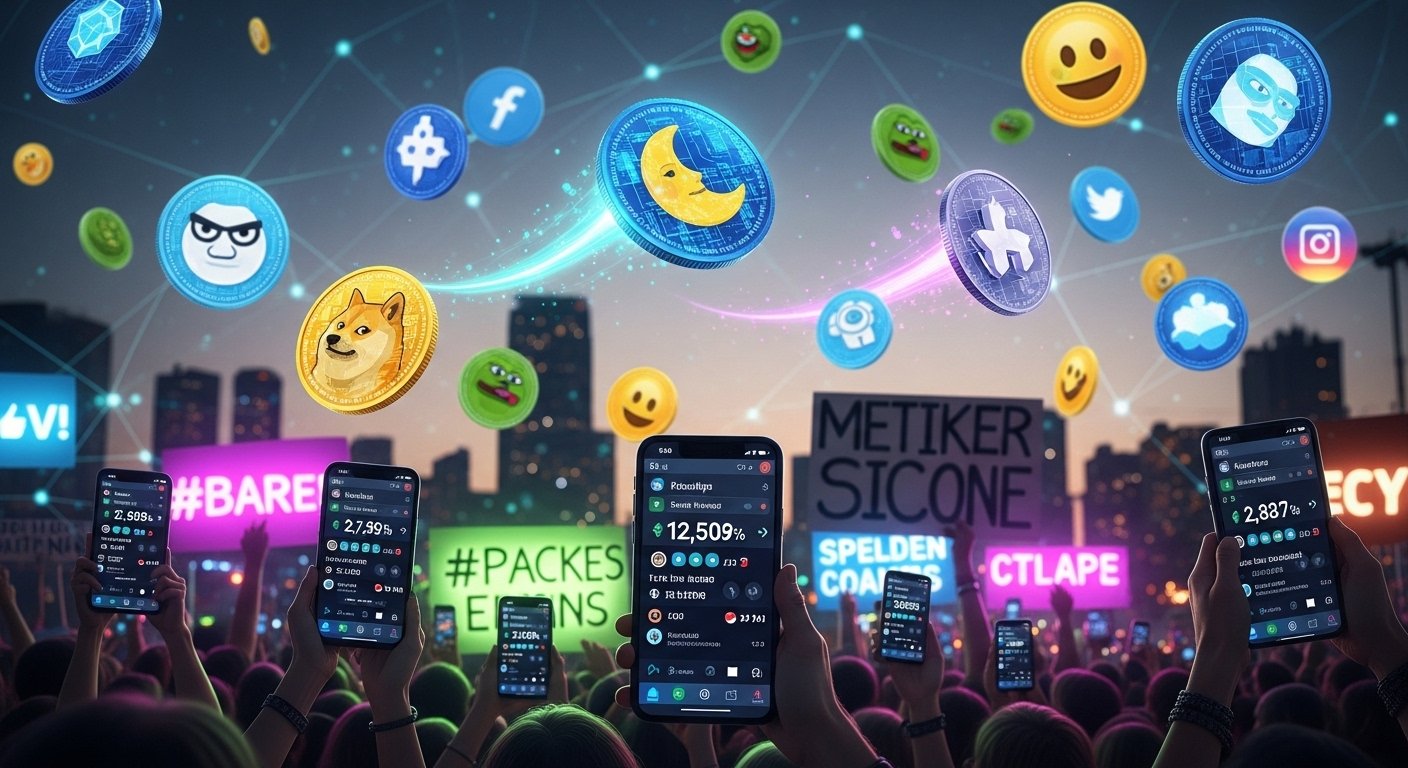 social media-powered rallies and internet culture coins